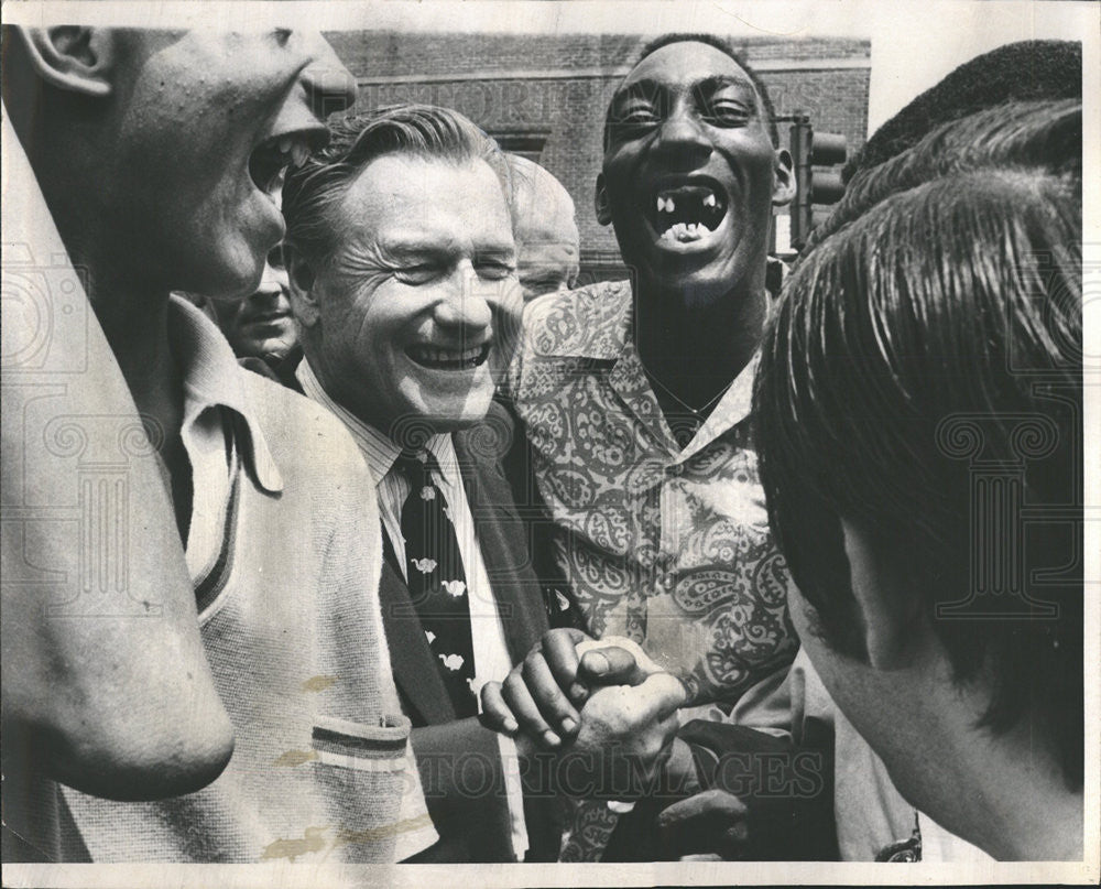 1968 Press Photo  Gov.  Nelson Rockefeller at Chicago Conv. - Historic Images