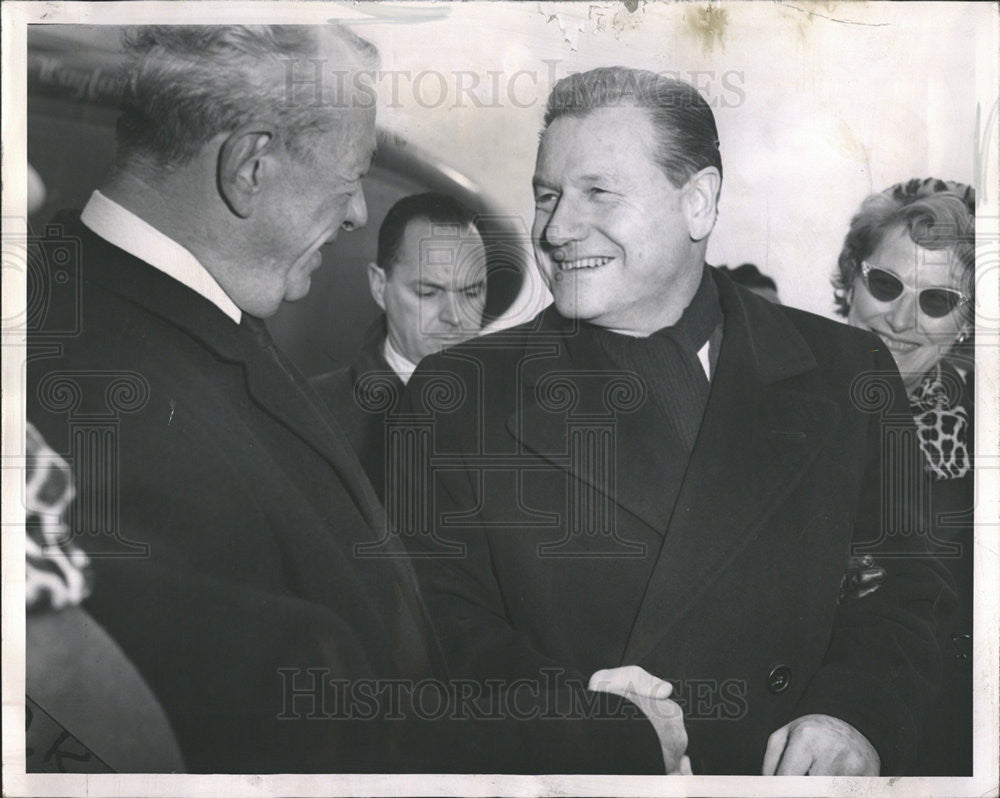 1963 Press Photo Governor Nelson Rockefeller &amp; Senator Everett M. Dirksen - Historic Images