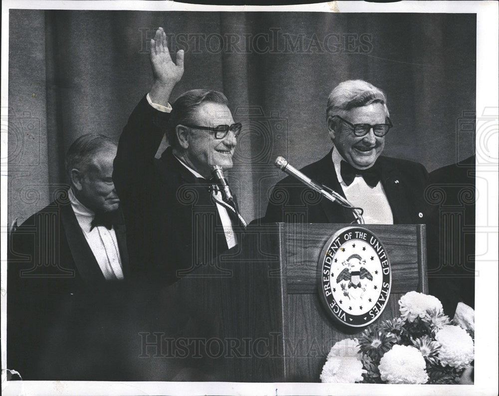 1975 Press Photo Nelson A rockefeller - Historic Images