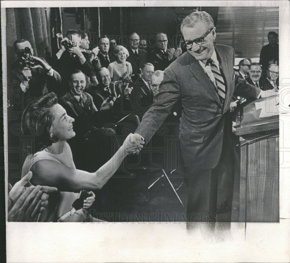 1968 Press Photo Gov. Nelson A. Rockefeller and Richard M. Nixon - Historic Images