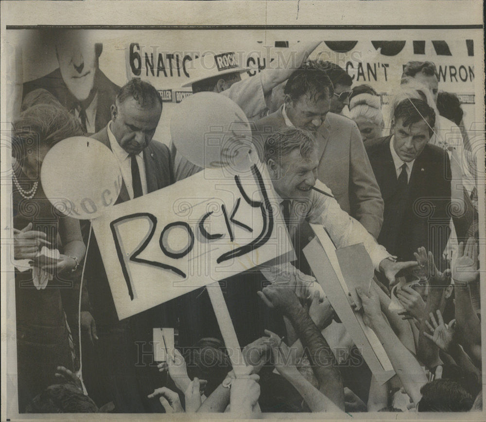 1968 Press Photo Gov. Nelson Rockefeller - Historic Images