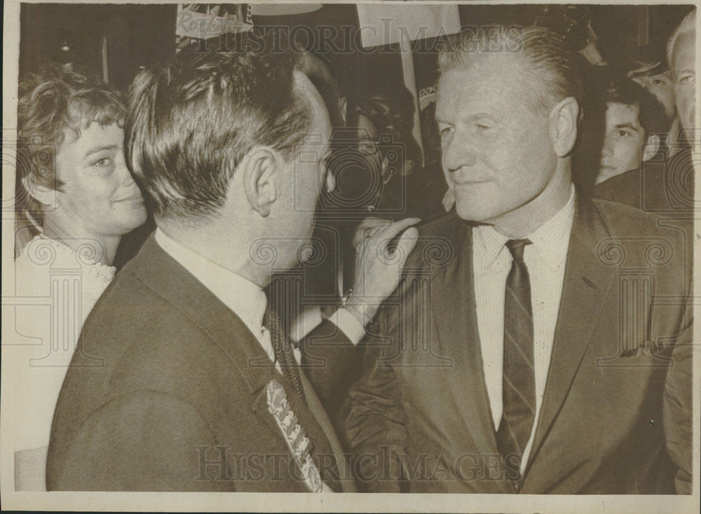 1968 Press Photo Nelson Rockefeller Republican National Convention Mil ...