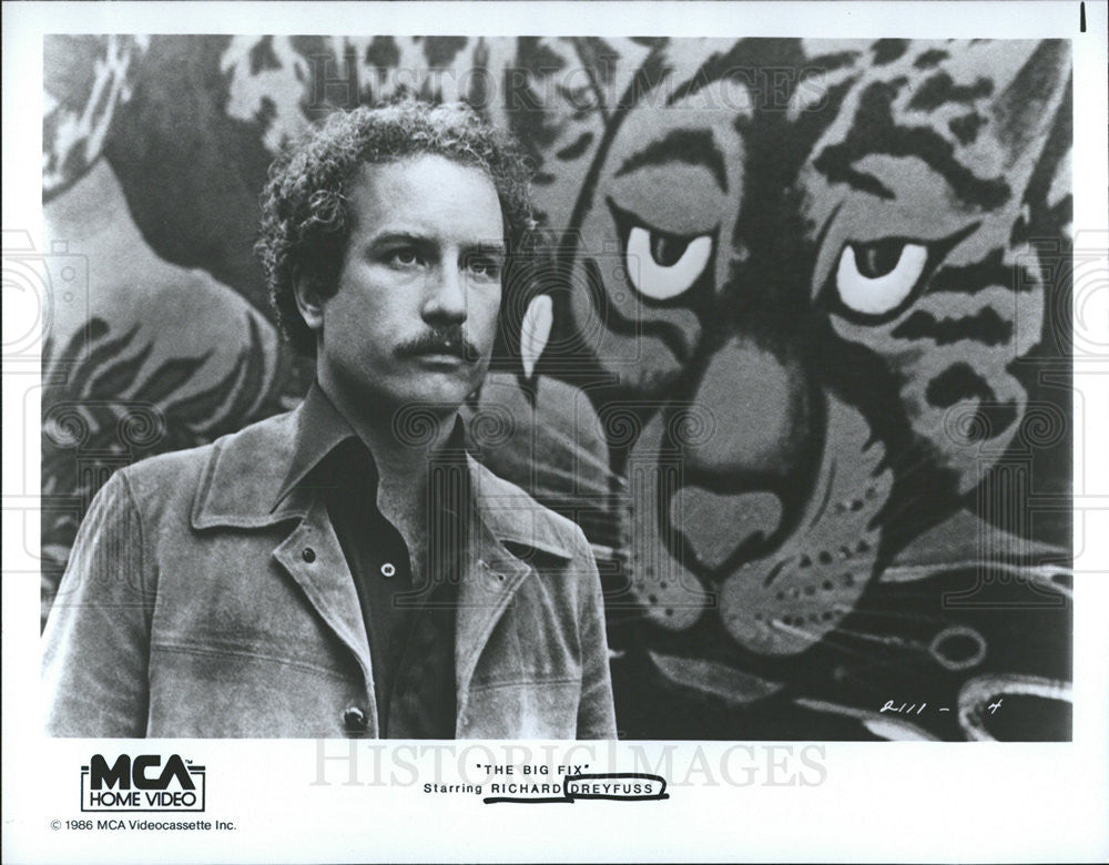 1985 Press Photo Richard Dreyfuss in &quot;The Big Fix&quot; - Historic Images