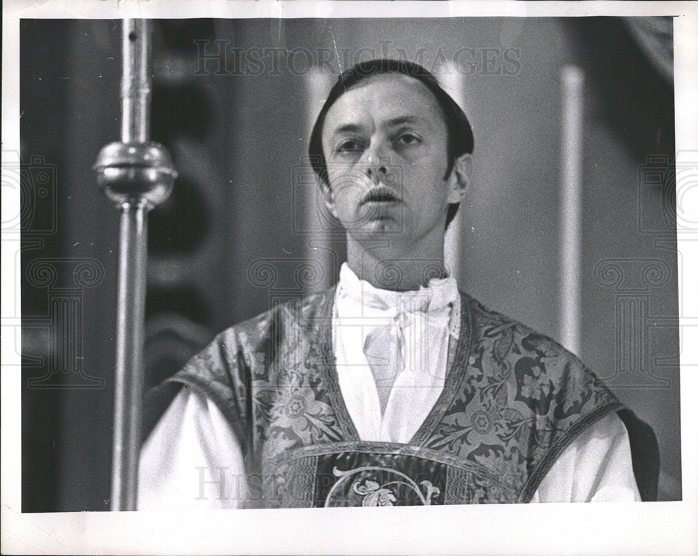 1970 Press Photo Father Charles Erickson of St Ann&#39;s Church - Historic Images