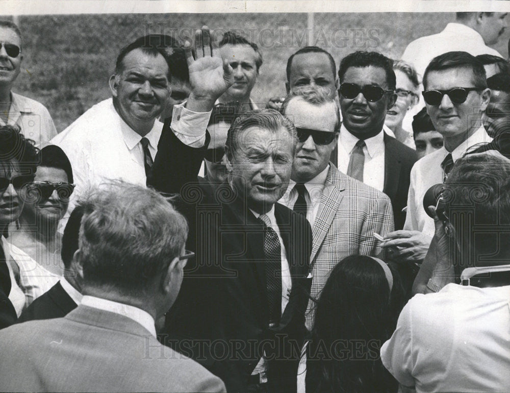 1969 Press Photo Nelson Rockefeller Republican Politician - Historic Images