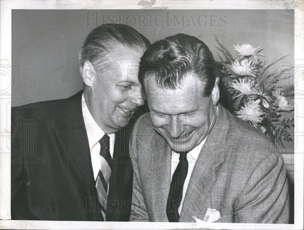 1960 Press Photo Nelson Rockefeller Republican Politician - Historic Images