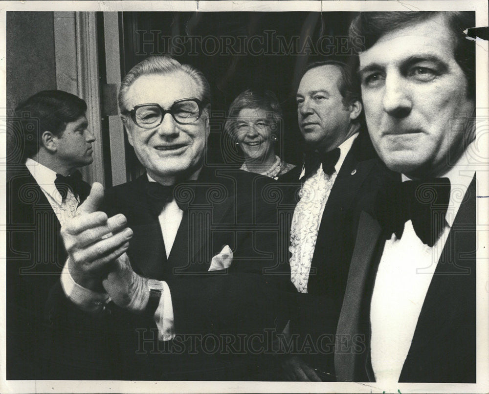 1976 Press Photo Vice President Nelson  Rockefeller at a GOP fundraiser - Historic Images