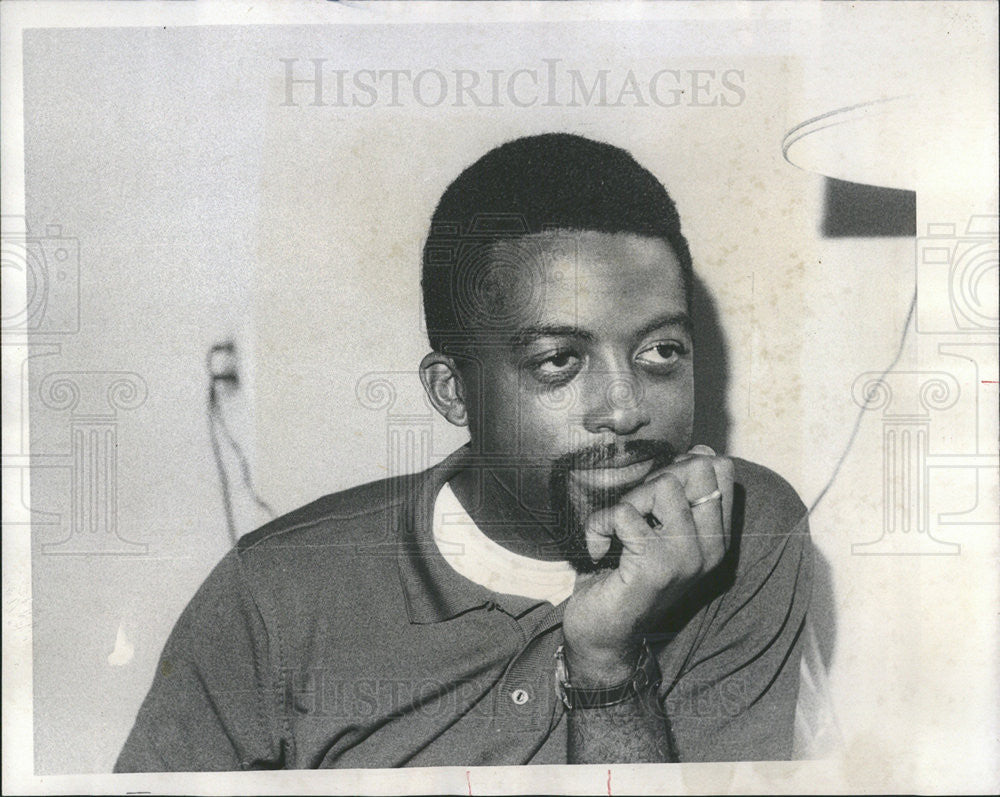 1970 Press Photo X. L. Christian has been on leave from the Army for 4 years - Historic Images