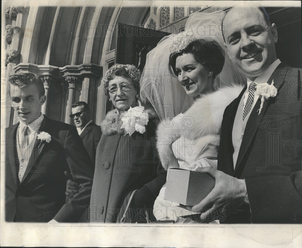 1965 Press Photo Fred A.Christiansen slain daughter marry Mathew McCormick - Historic Images