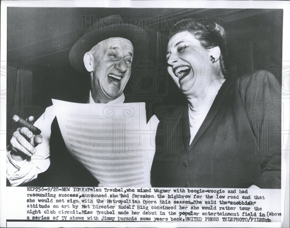 1928 Press Photo Jimmy Durante Singer Comedian Actor - Historic Images