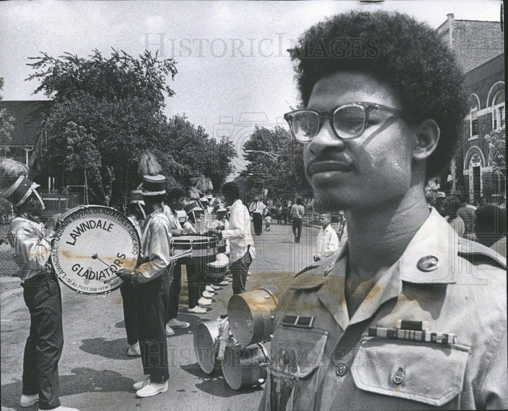 1970 Press Photo Morris Pojou Medic servant Welcome home return veteran - Historic Images