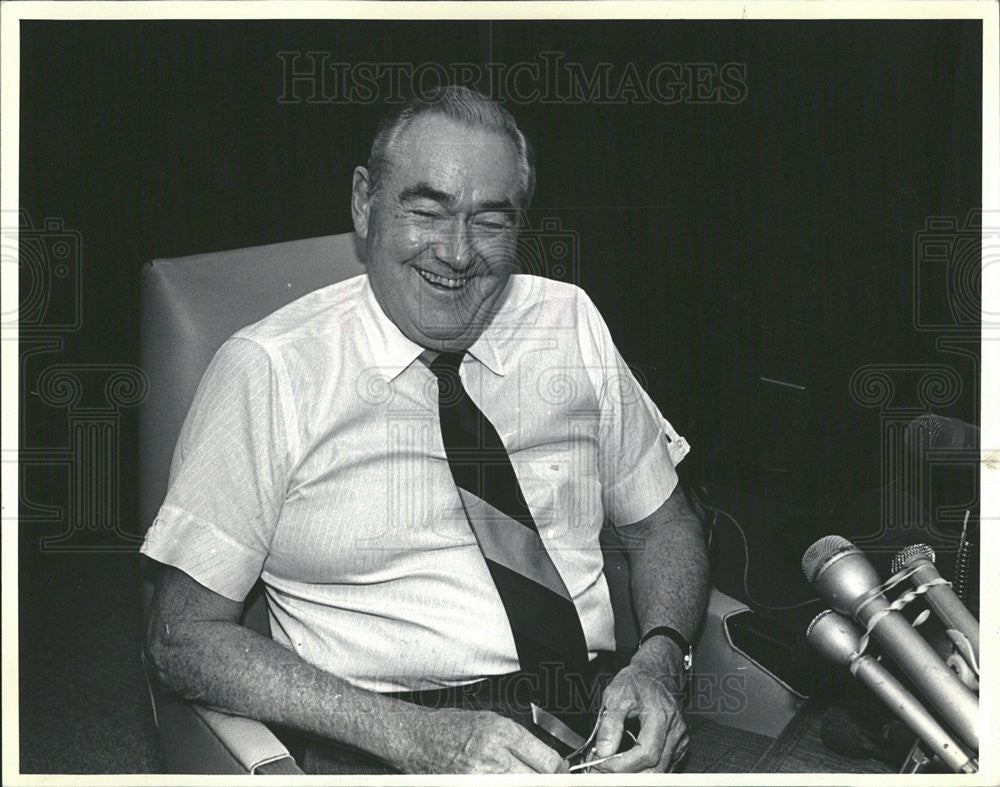 1989 Press Photo George Dunne County Building - Historic Images