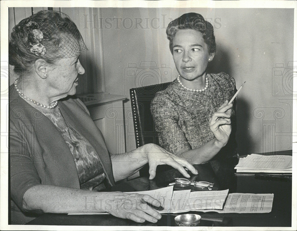 1964 Press Photo Mrs. John Pocock Chicago Society - Historic Images