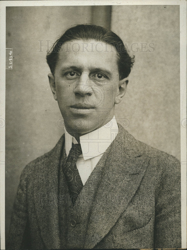 1917 Press Photo James Creel Magazine Writer - Historic Images
