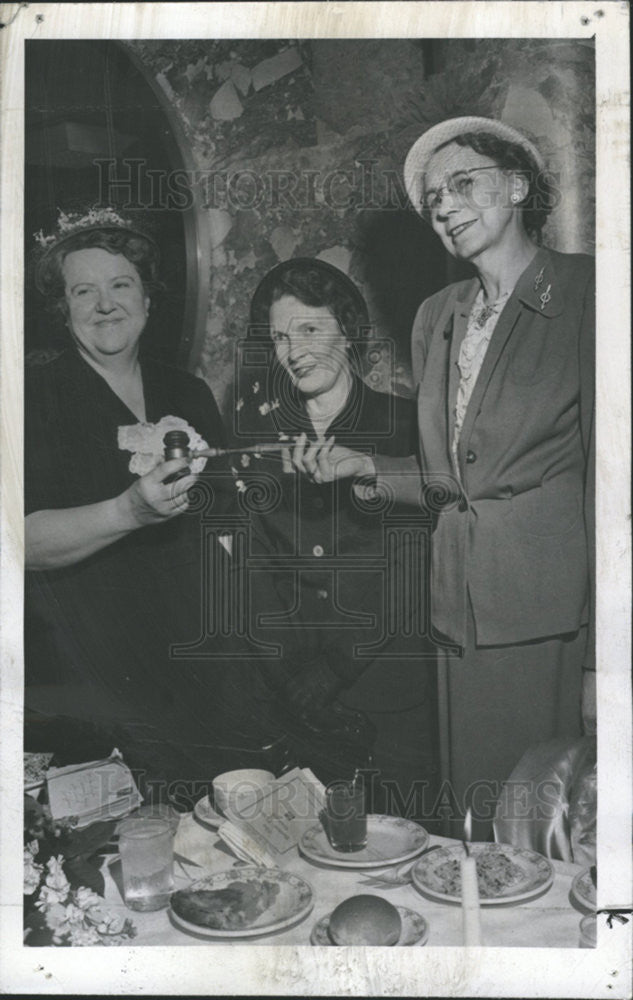 1950 Press Photo MRS. JOHN K. CARTER MRS. W. DAL HOUSTON MRS. C. E. BENEDICT - Historic Images