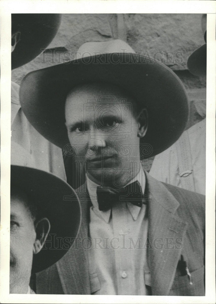 1935 Press Photo SHERIFF M. R. CARMICHAEL SHOT DEATH GALLUP - Historic Images