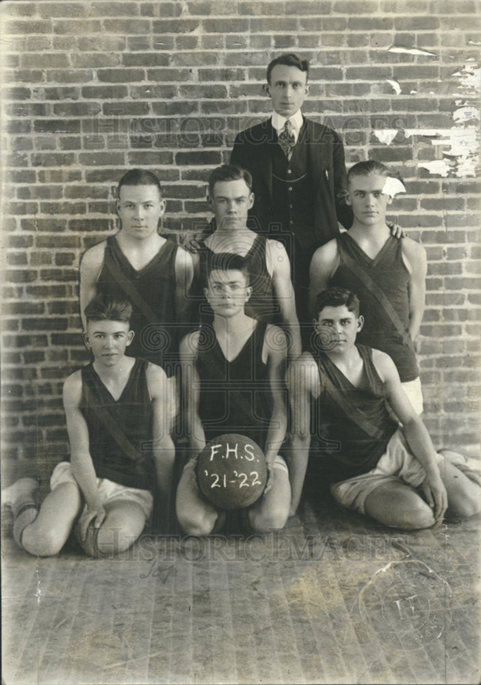1922 Press Photo FREDERICK HIGH SCHOOL WINNER SUBURBAN LEAGUE - Historic Images
