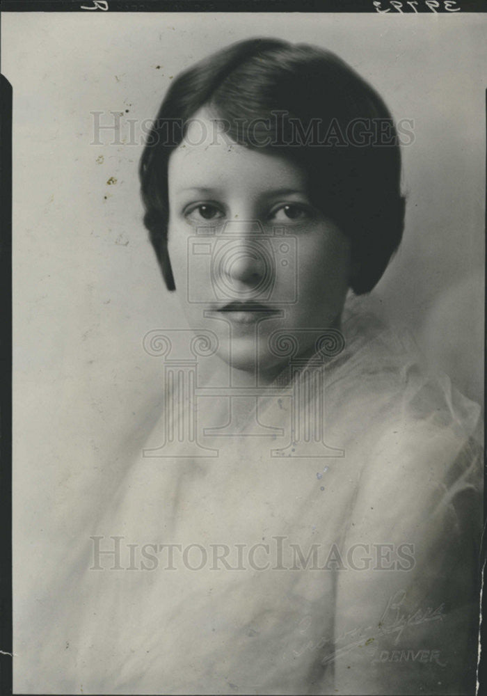 Undated Press Photo Mary Foster Daughter of Reverend Henry Foster - Historic Images