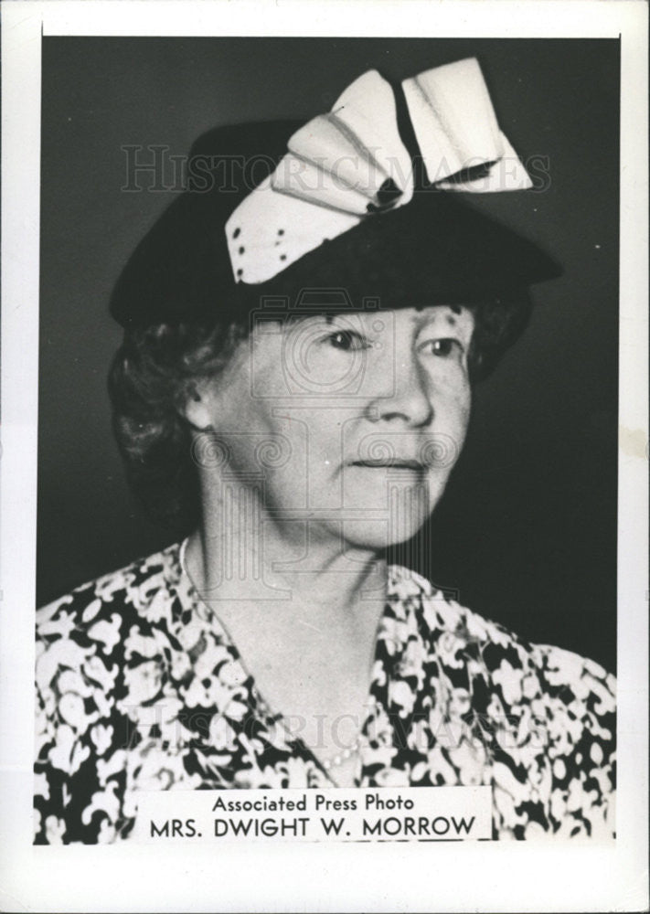 1940 Press Photo Mrs Dwight W Morrow Author - Historic Images