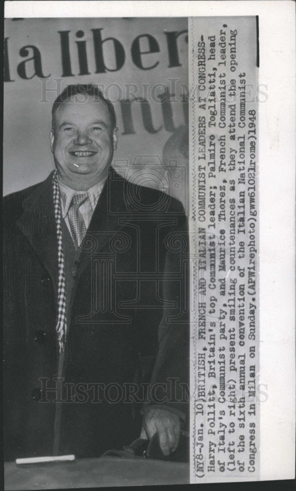 1948 Press Photo Maurice Thorez - Historic Images