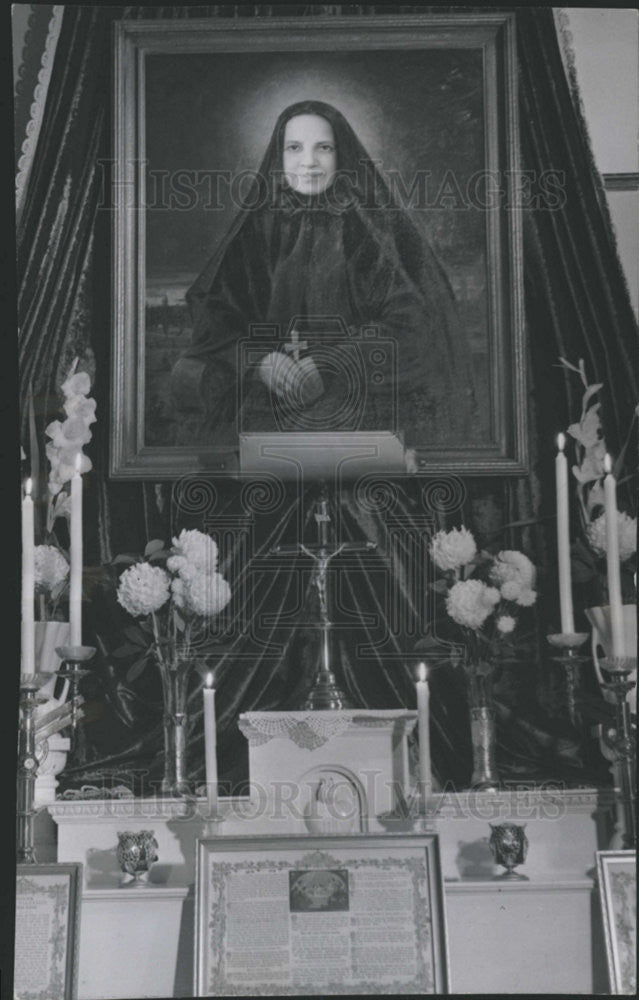 Undated Press Photo MOTHER FRANCES XAVIER CABRINI ROMAN CATHOLIC CHURCH - Historic Images