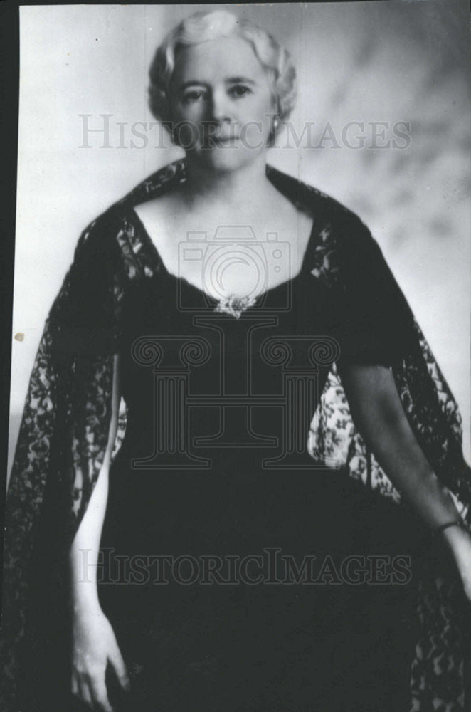 1940 Press Photo Mrs Carter Glass bride of Sen Carter Glass of VA. - Historic Images