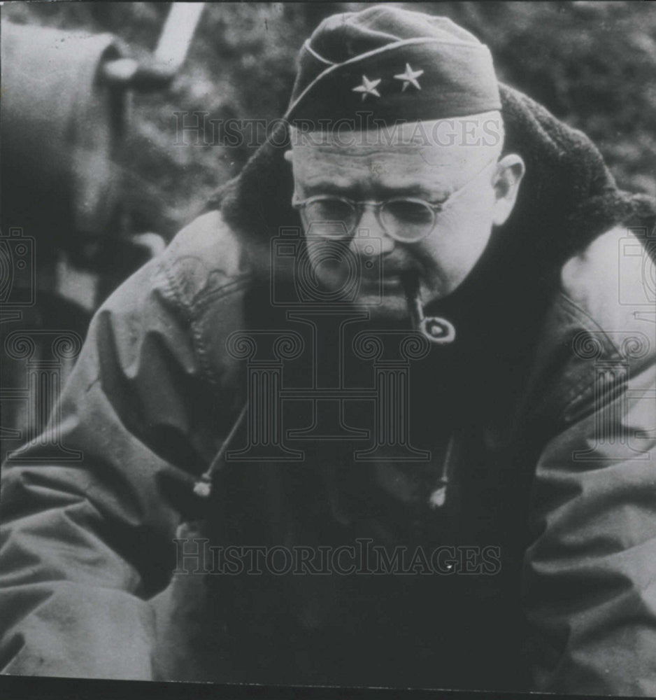 1943 Press Photo Gen Eugene Landrum Commanding Alaskian Forces - Historic Images