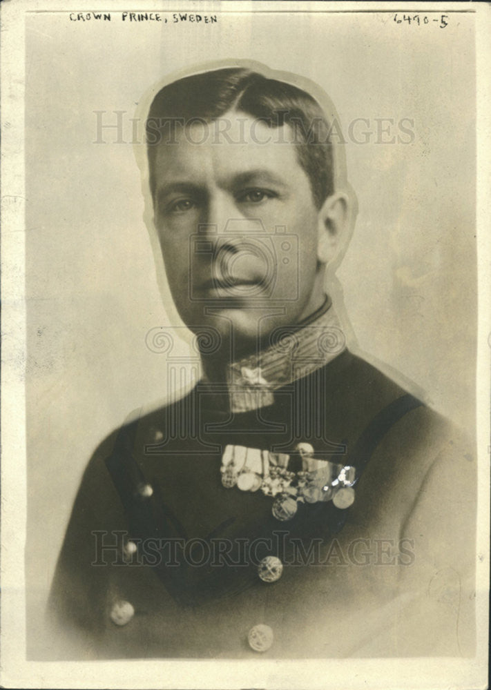 1925 Press Photo Sweden Crown Prince - Historic Images