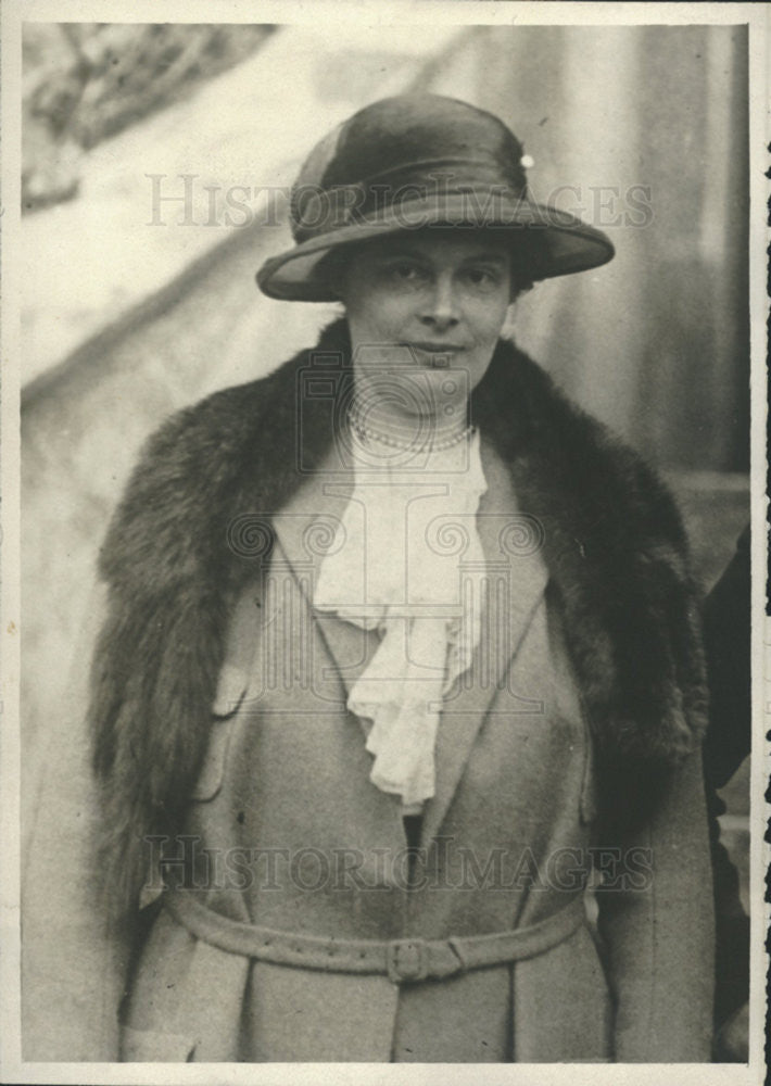 1924 Press Photo Crown Princess Cecilie of Germany - Historic Images