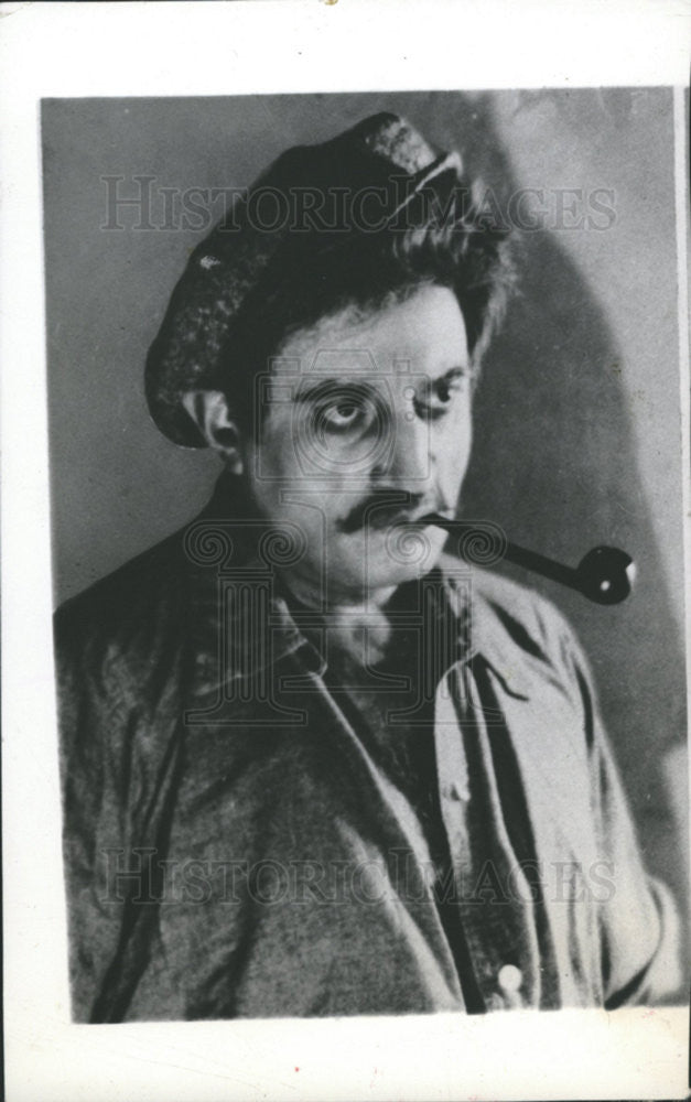 1948 Press Photo Maurice Schwartz Jewish Theater Star Director Producer - Historic Images