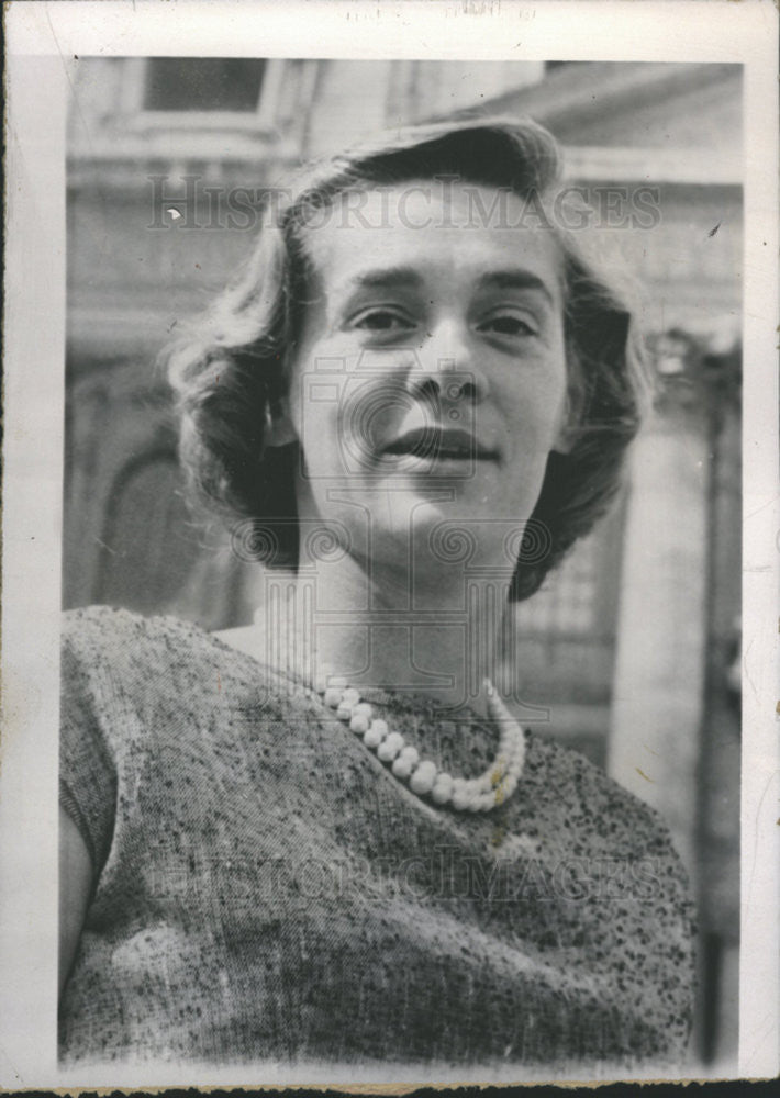 1963 Press Photo Mrs.Nelson Rockefeller shown during her visit to Rome. - Historic Images