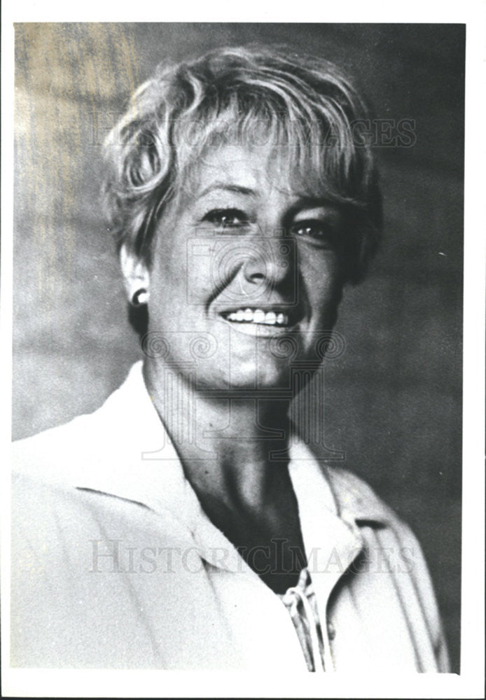 1983 Press Photo Lenore Iandry Davenport York Township Supervisor - Historic Images