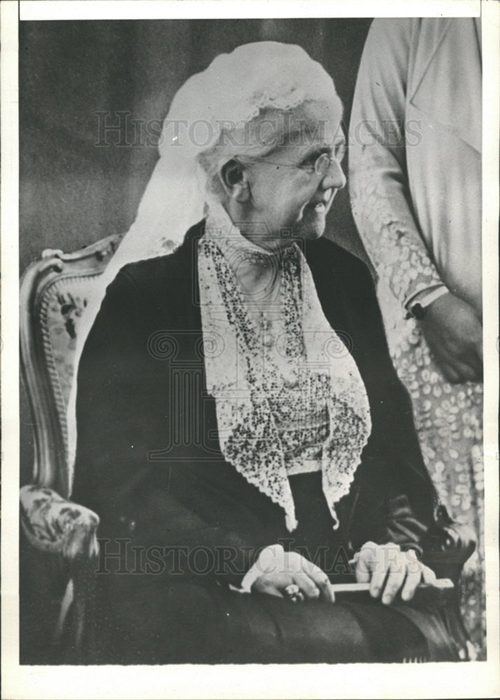 1934 Press Photo Emma Holland Dowager Queen - Historic Images