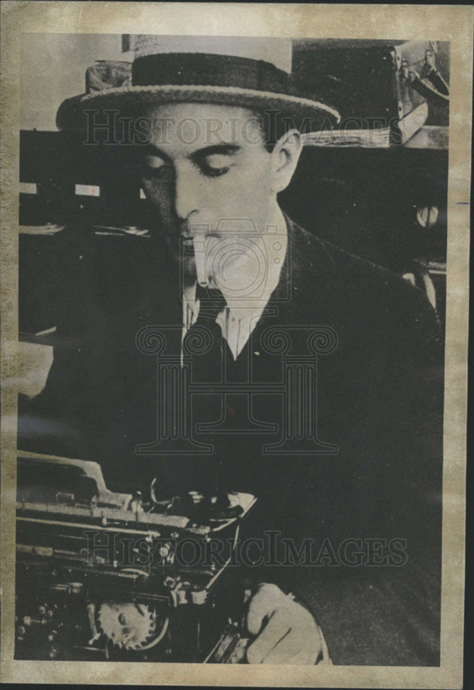 1973 Press Photo Ring Lardner Columnist - Historic Images