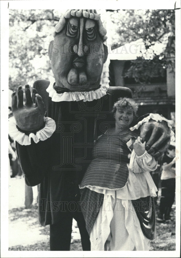 1986 Press Photo Bay Area Renaissance Festival Largo Florida - Historic Images