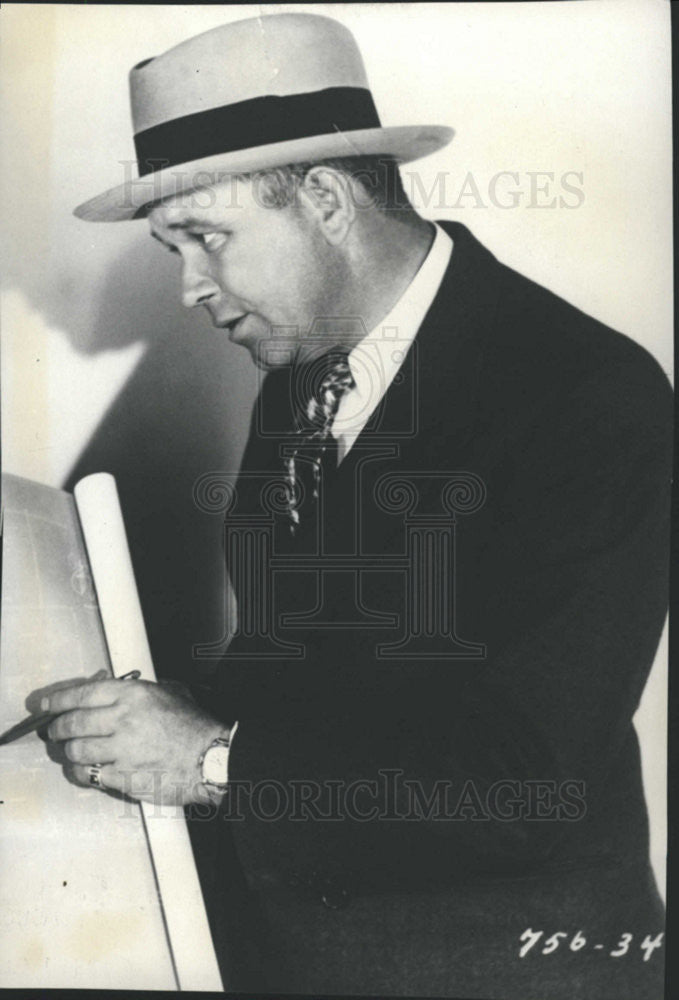 1930 Press Photo Charles E Sellers,aka Charles Mack,actor - Historic Images