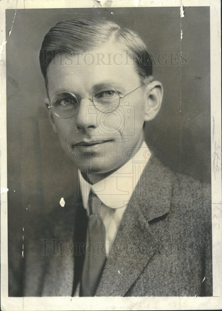 1933 Press Photo James Bryant Conant chemist educational administrator Professor - Historic Images