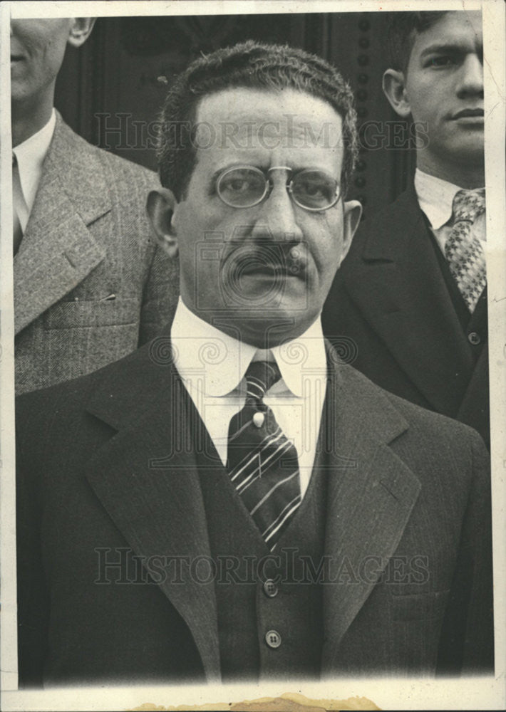 1931 Press Photo Dr Richard Alfaro Requested By Herrera Return To Country - Historic Images