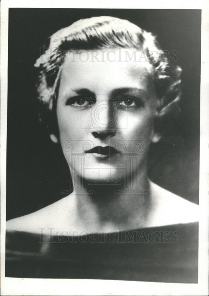 1935 Press Photo Tennis Star Helen Jacobs - Historic Images