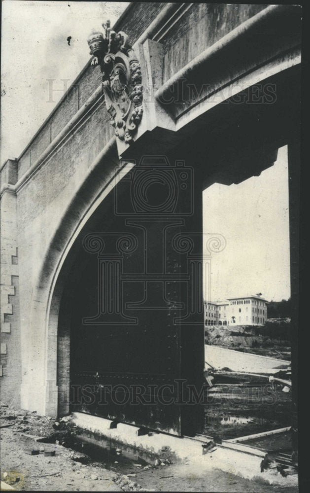 Press Photo Railway at Vatican City - Historic Images