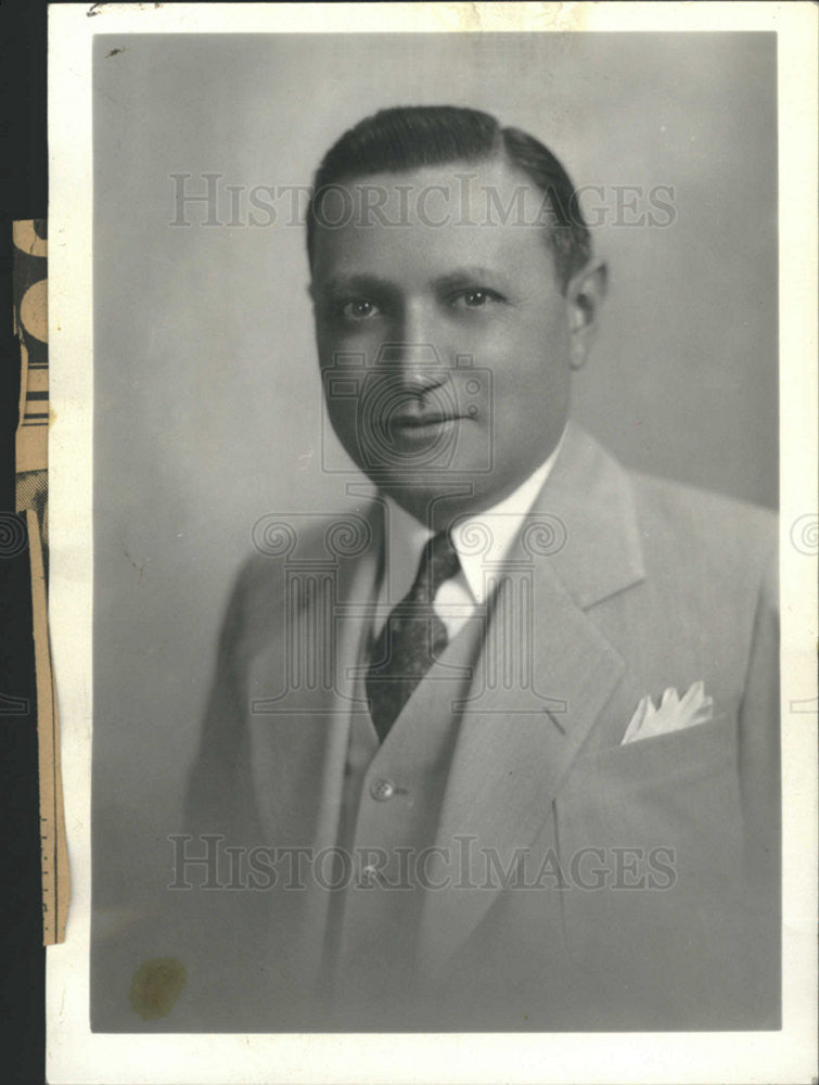 1937 Press Photo Charles Rosenbaum,President of B&#39;Nai B&#39;rith - Historic Images