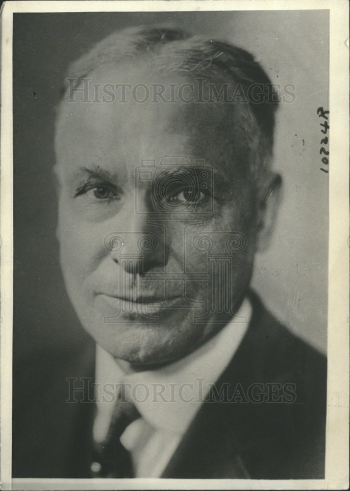 1921 Press Photo Jacob G Schuman,President of Cornell U - Historic Images