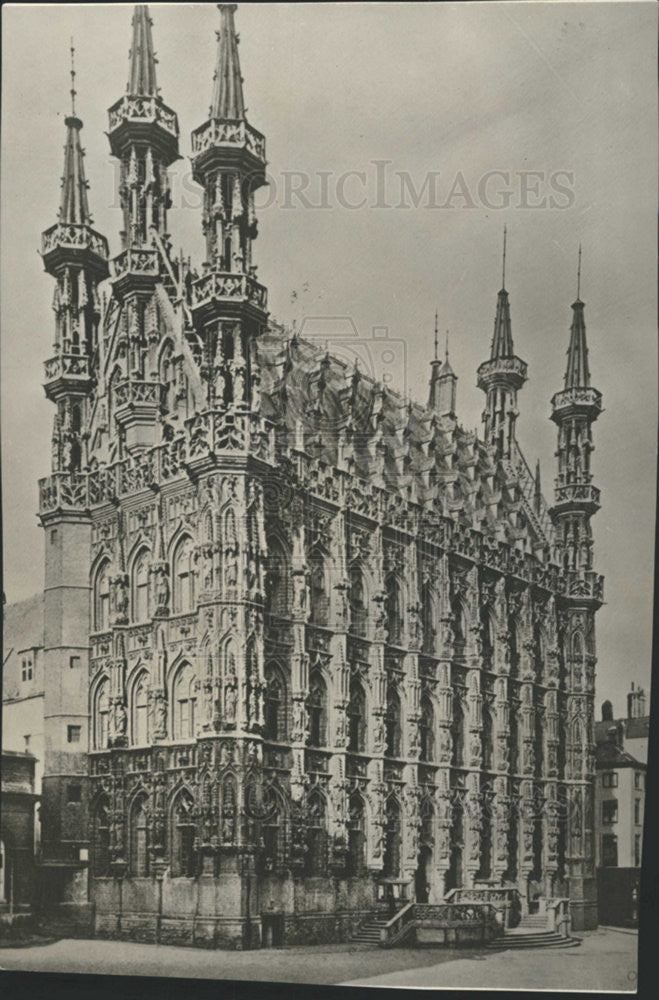 1914 Press Photo BELGIUM CITY LOUVIAN - Historic Images