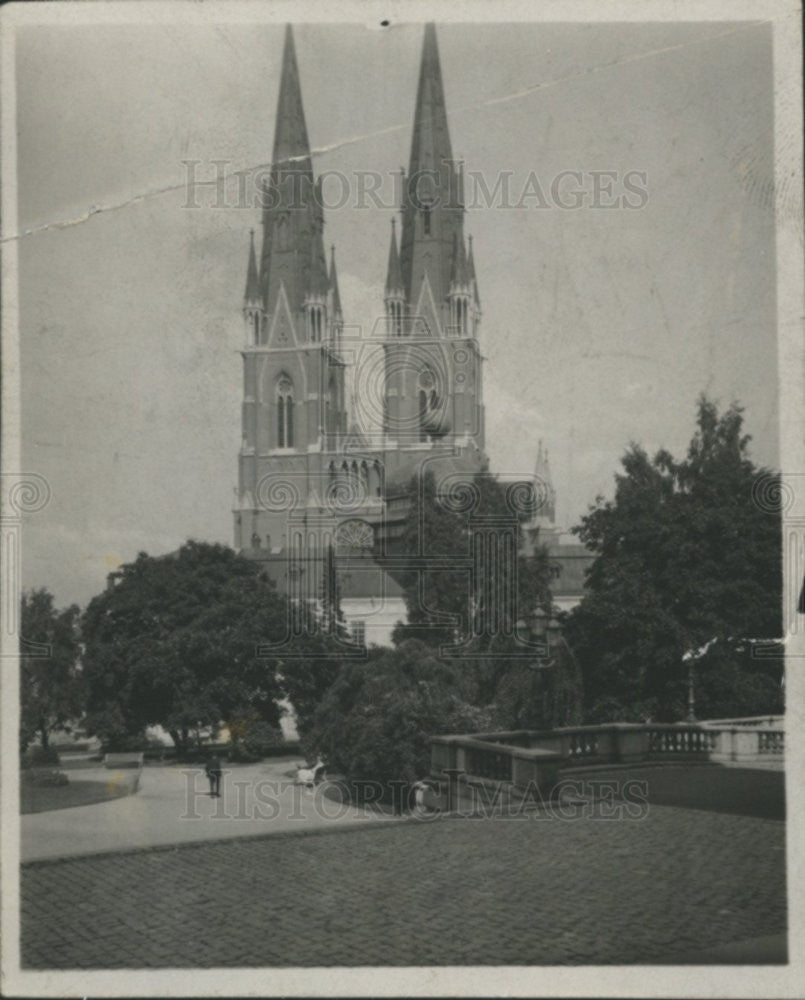 Undated Press Photo The great cathedral at Upsala - Historic Images