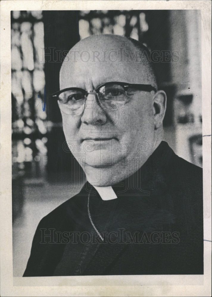 1971 Press Photo Rev AR Kretzmann Pastor Of St Luke&#39;s Lutheran Church - Historic Images