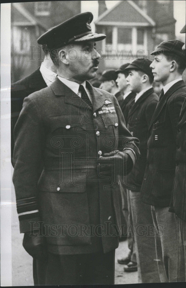 1941 Press Photo Air Marshall AG Garrod Inspects Air Training Corps in England - Historic Images