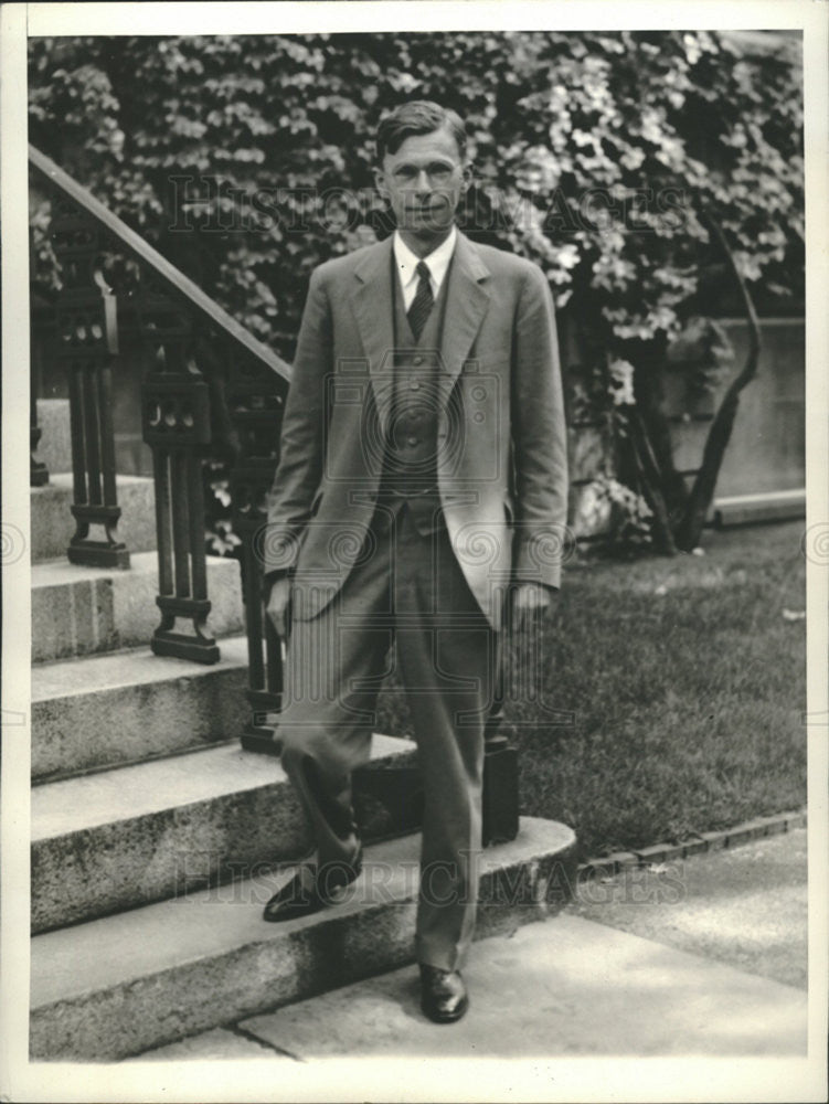 1933 Press Photo James Bryant Conant President Of Harvard University Cambridge - Historic Images