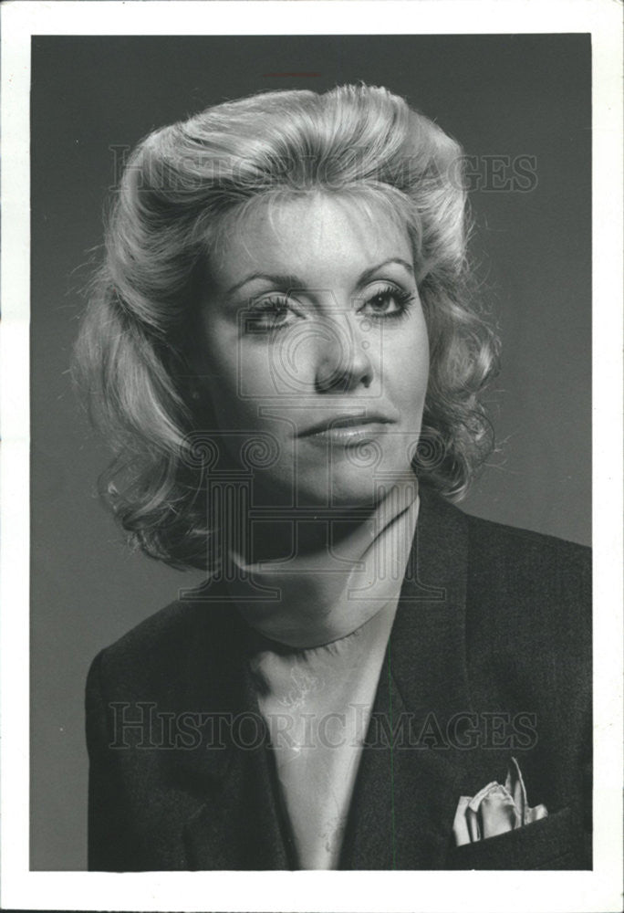 1986 Press Photo Robyn konlon communications planning corp. chicago vice pres - Historic Images