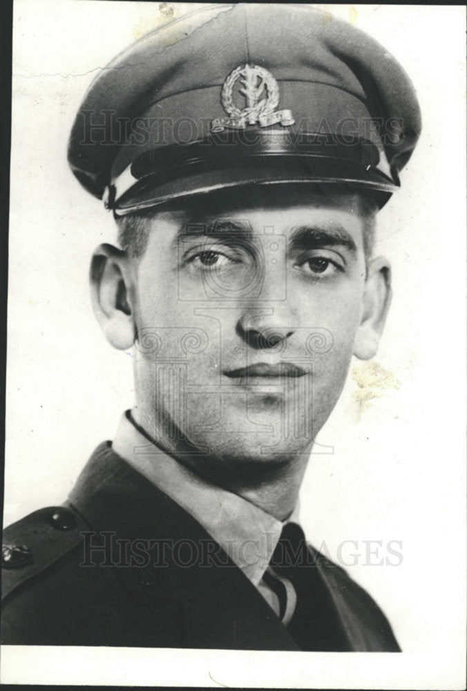 1960 Press Photo Lt. Col. Mordechai M. Bar-On, Dep. Chief of Staff Israel Army - Historic Images