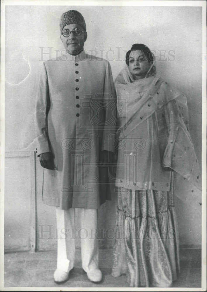 1950 Press Photo Liaquat Ali Khan wife Prime Minister Pakistan - Historic Images